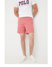 Krótkie spodenki męskie szorty męskie kolor czerwony - Answear.com Polo Ralph Lauren
