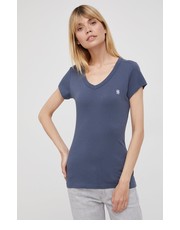 Bluzka t-shirt bawełniany kolor granatowy - Answear.com G-Star Raw