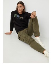 Bluza męska bluza męska kolor czarny z nadrukiem - Answear.com G-Star Raw