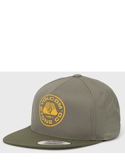 Czapka czapka kolor zielony z nadrukiem - Answear.com Volcom