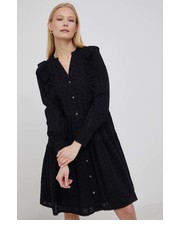 Sukienka sukienka bawełniana kolor czarny mini rozkloszowana - Answear.com Y.A.S
