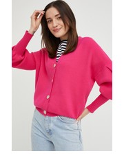 Sweter kardigan damski kolor różowy lekki - Answear.com Y.A.S