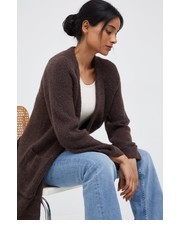 Sweter sweter z domieszką wełny damski kolor brązowy lekki - Answear.com Y.A.S