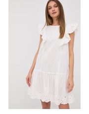 Sukienka sukienka kolor biały mini prosta - Answear.com Marella
