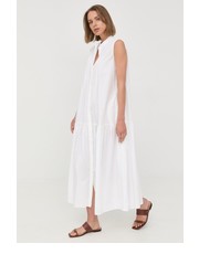 Sukienka sukienka kolor biały midi rozkloszowana - Answear.com Marella