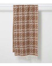 Szalik szalik wełniany kolor brązowy wzorzysty - Answear.com Marella