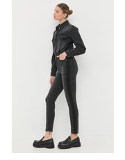 Kombinezon kombinezon jeansowy kolor czarny z kołnierzykiemm - Answear.com Patrizia Pepe