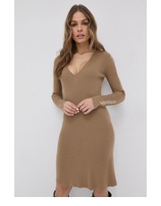 sukienka - Sukienka wełniana - Answear.com