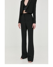 Spodnie spodnie damskie kolor czarny proste high waist - Answear.com Pinko