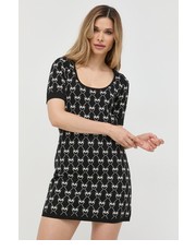 Sukienka sukienka kolor czarny mini dopasowana - Answear.com Pinko
