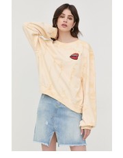Bluza bluza bawełniana damska kolor beżowy z aplikacją - Answear.com Pinko