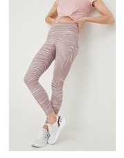 Legginsy legginsy treningowe Studio damskie kolor różowy wzorzyste - Answear.com Puma