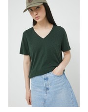 Bluzka t-shirt damski kolor zielony - Answear.com Superdry