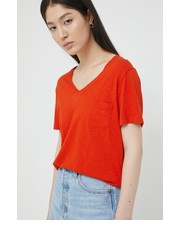 Bluzka t-shirt damski kolor pomarańczowy - Answear.com Superdry