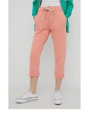 Spodnie spodnie dresowe bawełniane Tara damskie kolor pomarańczowy gładkie - Answear.com Femi Stories
