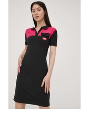Sukienka sukienka kolor czarny mini dopasowana - Answear.com Fila