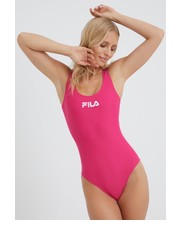 Strój kąpielowy jednoczęściowy strój kąpielowy Salou kolor fioletowy miękka miseczka - Answear.com Fila