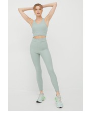 Legginsy legginsy treningowe Cervia damskie kolor zielony gładkie - Answear.com Fila
