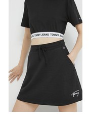 Spódnica spódnica kolor czarny mini rozkloszowana - Answear.com Tommy Jeans