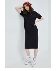 Sukienka sukienka kolor czarny midi prosta - Answear.com Tommy Jeans