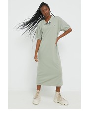 Sukienka sukienka kolor szary midi prosta - Answear.com Tommy Jeans