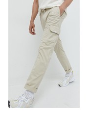 Spodnie męskie spodnie męskie kolor beżowy w fasonie cargo - Answear.com Tommy Jeans