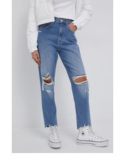 Jeansy jeansy BF8034 damskie high waist - Answear.com Tommy Jeans