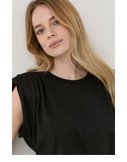 Bluzka t-shirt bawełniany kolor czarny - Answear.com Twinset