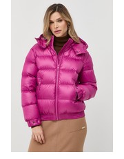 Kurtka kurtka damska kolor różowy zimowa - Answear.com Twinset