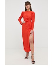 Sukienka sukienka kolor czerwony maxi prosta - Answear.com Twinset