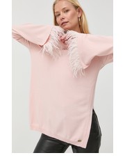 Sweter sweter damski kolor różowy lekki - Answear.com Twinset