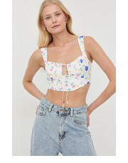 Bluzka top damski kolor biały - Answear.com For Love & Lemons