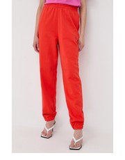 Spodnie spodnie dresowe damskie kolor pomarańczowy gładkie - Answear.com Gestuz