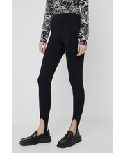 Legginsy legginsy damskie kolor czarny gładkie - Answear.com Gestuz