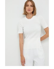 Sweter sweter damski kolor biały lekki - Answear.com Morgan