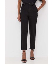 Jeansy jeansy damskie kolor czarny high waist - Answear.com Morgan