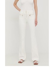 Jeansy jeansy damskie kolor biały high waist - Answear.com Morgan