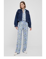 Spodnie spodnie damskie szerokie high waist - Answear.com Joop!