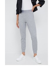 Spodnie spodnie dresowe damskie kolor szary gładkie - Answear.com Joop!