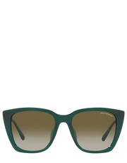 Okulary okulary przeciwsłoneczne damskie kolor zielony - Answear.com Armani Exchange