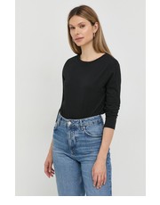 Bluzka longsleeve bawełniany kolor czarny - Answear.com Armani Exchange
