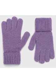 Rękawiczki dziecięce rękawiczki z domieszką wełny dziecięce kolor fioletowy - Answear.com Kids Only