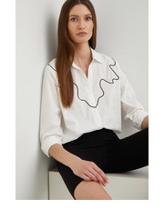 Koszula koszula bawełniana damska kolor biały regular z kołnierzykiem klasycznym - Answear.com Answear Lab