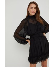 Sukienka sukienka kolor czarny mini rozkloszowana - Answear.com Answear Lab