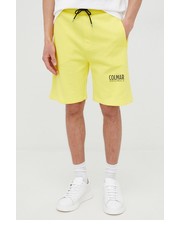 Krótkie spodenki męskie szorty bawełniane męskie kolor żółty - Answear.com Colmar