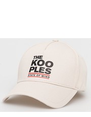 Czapka czapka bawełniana kolor beżowy z nadrukiem - Answear.com The Kooples
