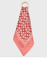 Szalik chusta jedwabna kolor różowy - Answear.com Coach