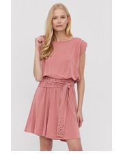 Sukienka MAX&Co. sukienka kolor różowy mini rozkloszowana - Answear.com Max&Co.