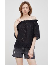 Bluzka bluzka damska kolor czarny gładka - Answear.com Pennyblack