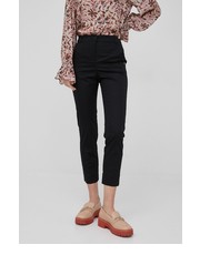 Spodnie spodnie damskie kolor czarny fason cygaretki high waist - Answear.com Pennyblack